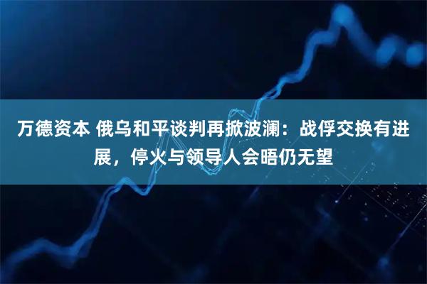 万德资本 俄乌和平谈判再掀波澜：战俘交换有进展，停火与领导人会晤仍无望